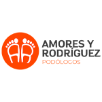 Logotipo Amores y rodriguez podologos